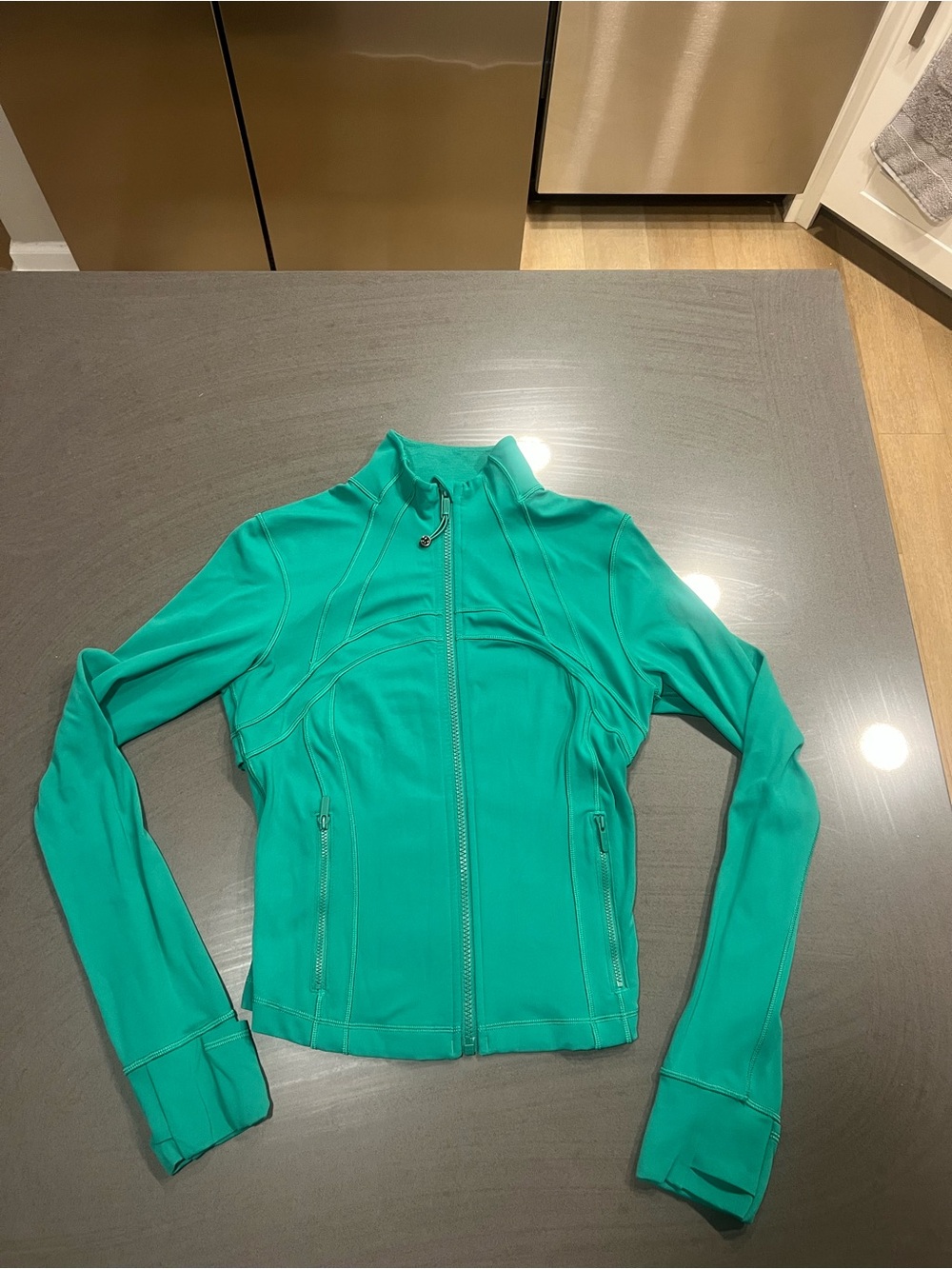 Lululemon Cropped Define Jacket: Raceway Green - Picture 2 of 5